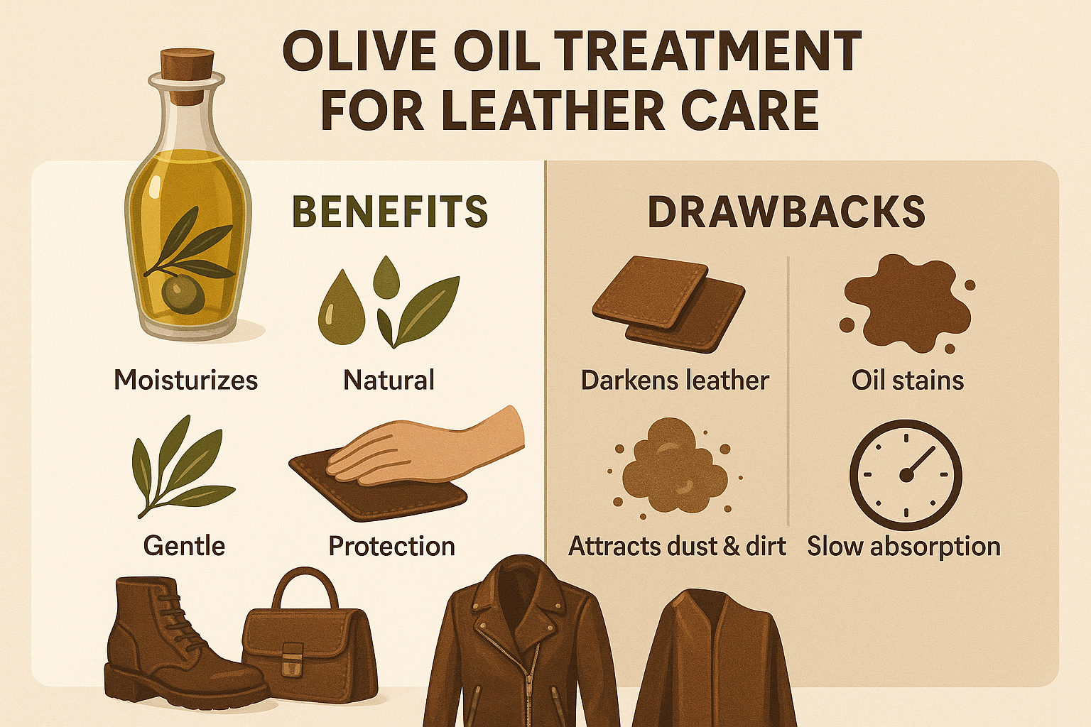 Olive oil treatment: benefits and drawbacks